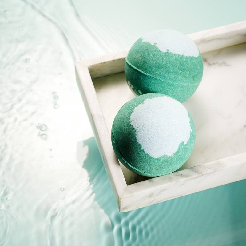 Lovery Eucalyptus Handmade Bath Bomb, 7oz Fizzy, Natural Spa Bubble Ball - 7 oz