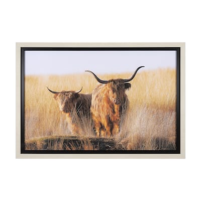 Young and Old Highlander Framed Art Print