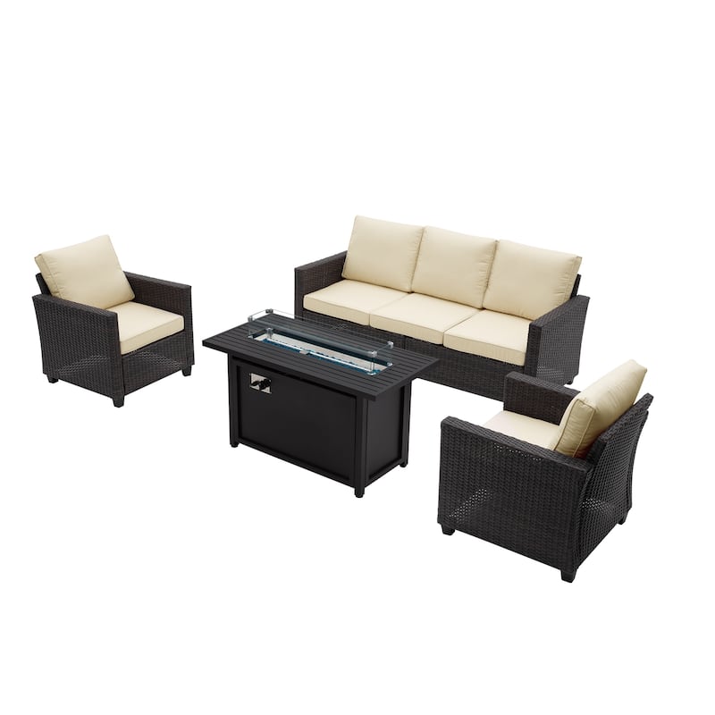 5 - Person Outdoor Seating Group with Cushions