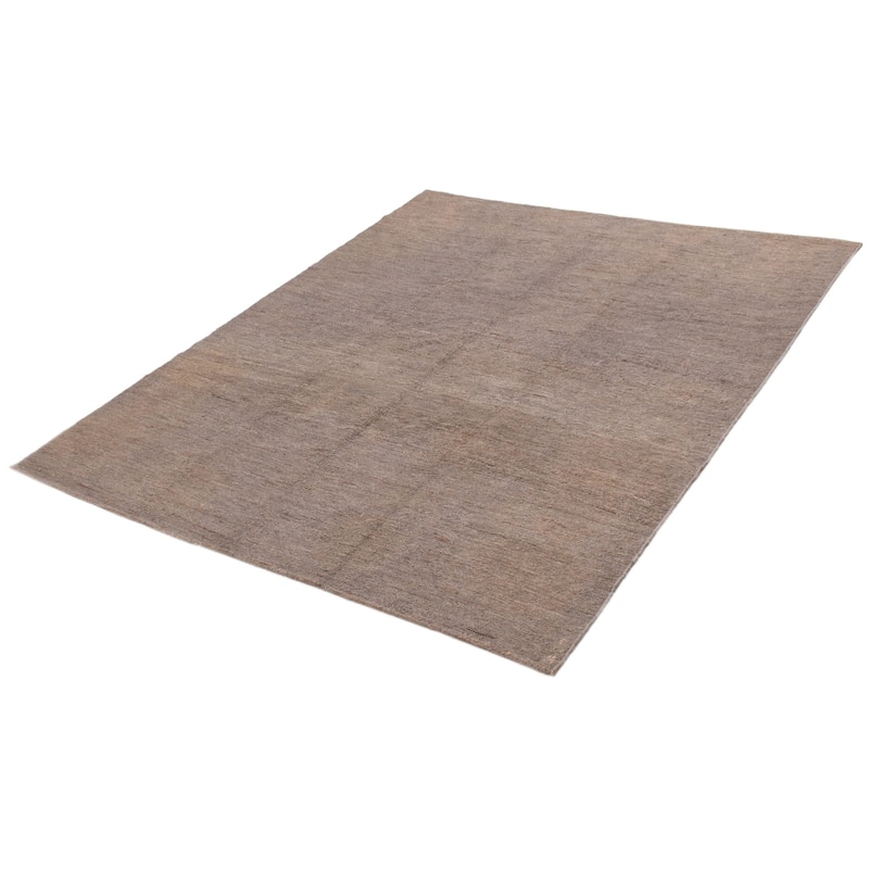 ECARPETGALLERY Flat-Weave Natural Grey Wool Tapestry Kilim - 7'11 x 9'3