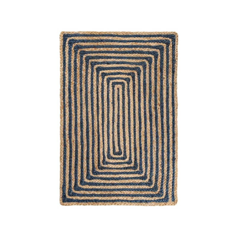 Superior Braided Jute Reversible Indoor Outdoor Area Rug
