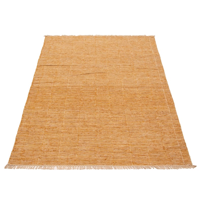 Boho Brown Kilim 5'2" x 8'0" - 5'2 x 8'0