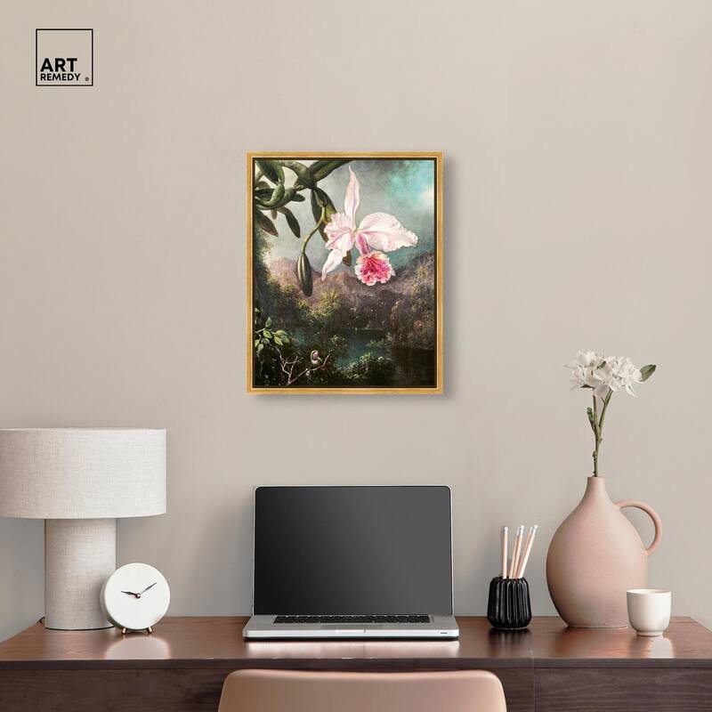 Orchid Blossoms 1873 Canvas by Art Remedy