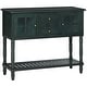 preview thumbnail 2 of 25, HOMCOM Vintage Console Table with 2 Drawers and Cabinets, Retro Sofa Table for Entryway, Living Room and Hallway