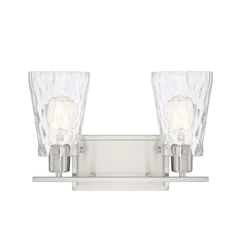 Savoy House Vaughan 2 Light 14" Wide Bathroom Vanity Light - Satin Nickel