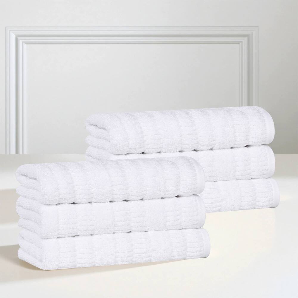 Superior Mika Smart Twist Viscose Cotton Blend Hand Towels, Set of 6
