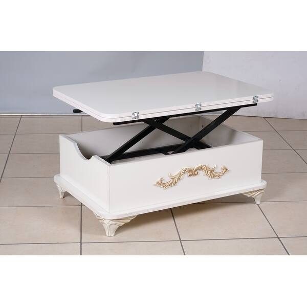 Shop Arzezum Smart Coffee Table Convertible Lift Up Tables On Sale Overstock 31259297
