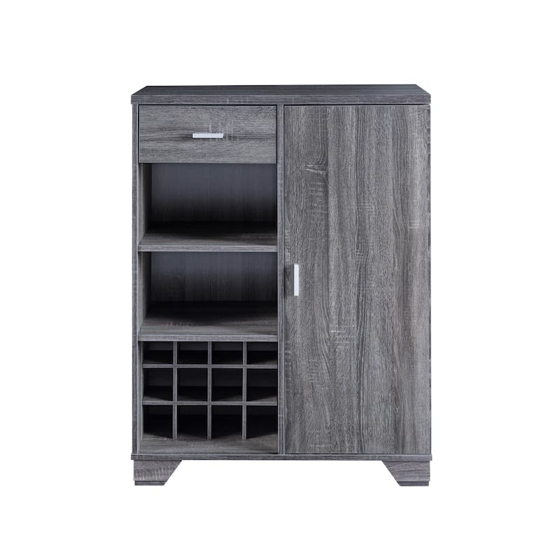 Valentino Contemporary Multi-Storage Bar Cabinet by Furniture of America