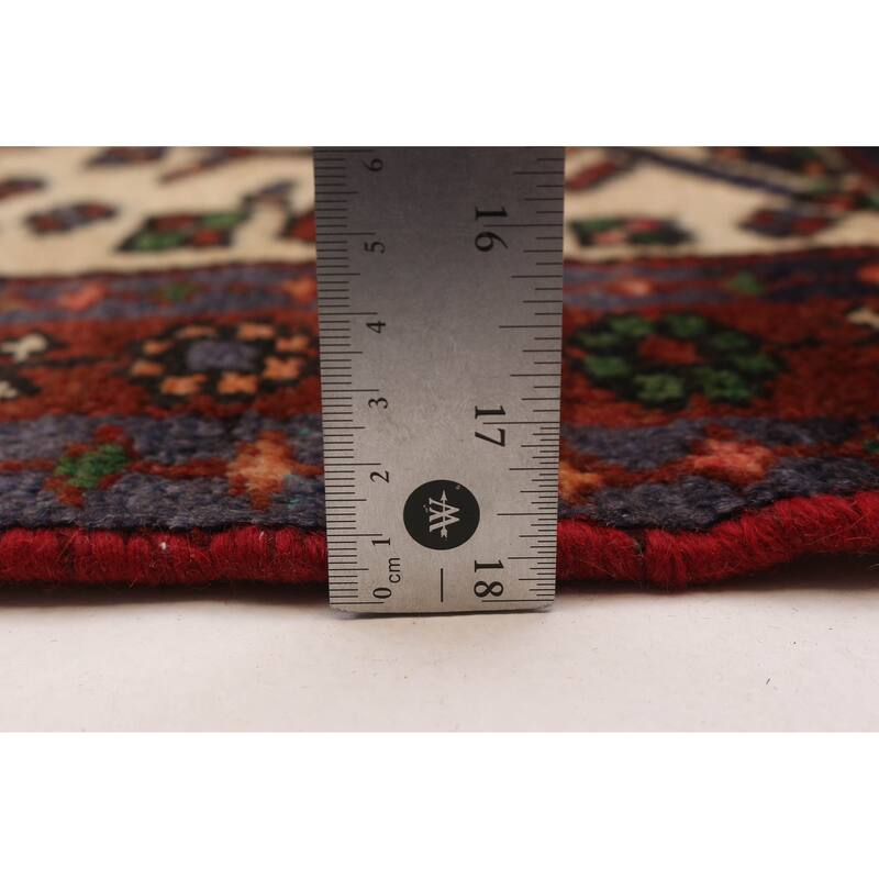 ECARPETGALLERY Hand-knotted Andelz Red Wool Rug - 3'9 x 6'4