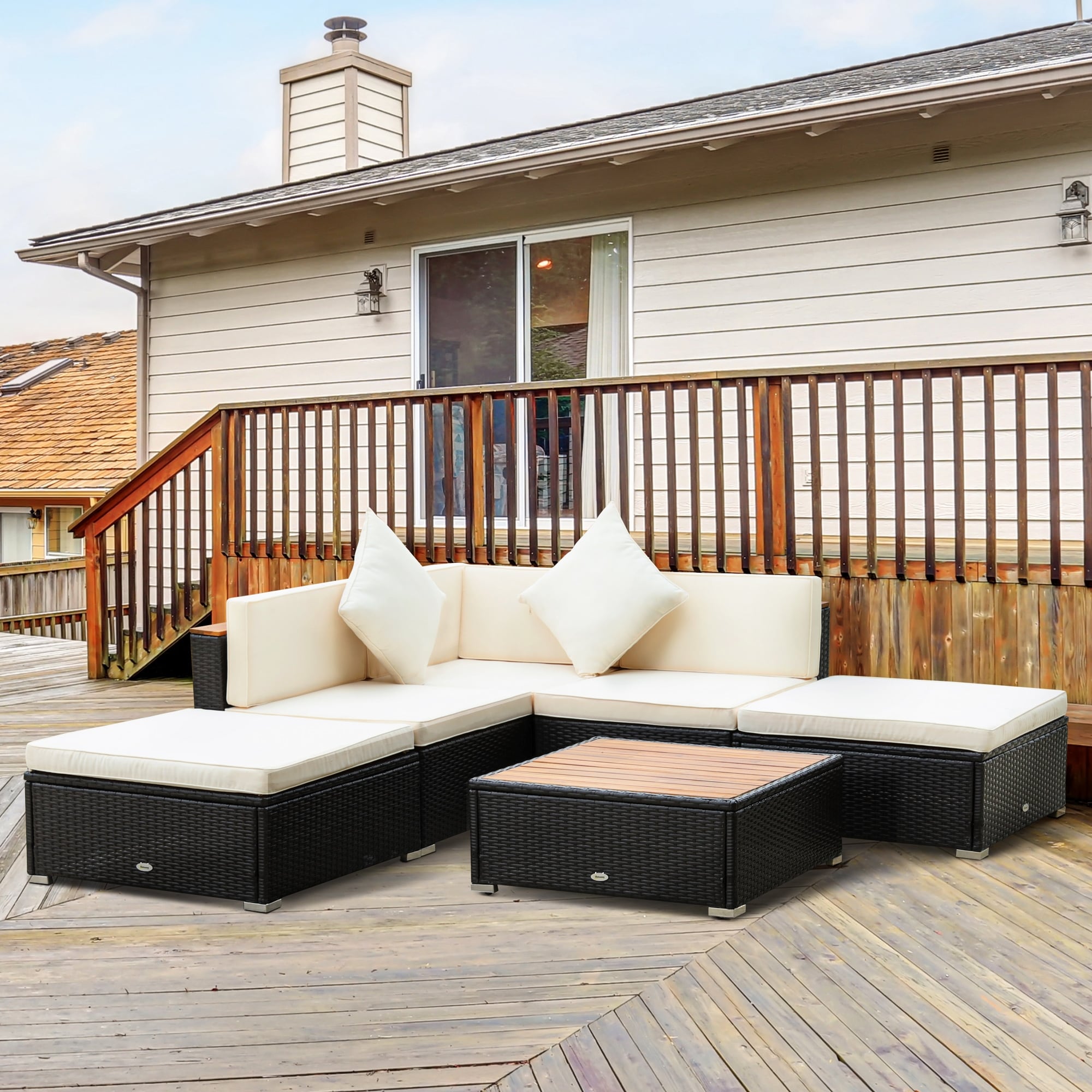 Outsunny 6 on sale piece sectional