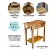 preview thumbnail 20 of 23, Porch & Den Holly Hill Solid Acacia Recliner End Table