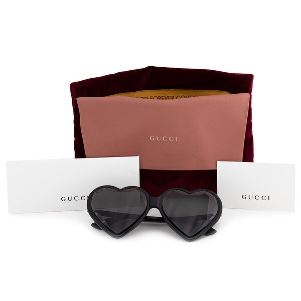 gucci red heart sunglasses