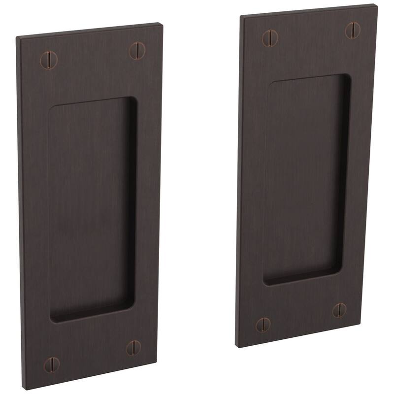 Baldwin Santa Monica Full Dummy Pocket Door Set with Double Door Catch