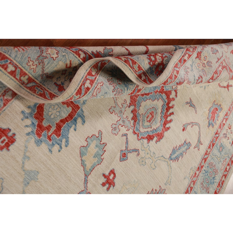 Vegetable Dye Traditional Ziegler Oriental Rug Handmade Wool Carpet - 6'0"x 8'11"