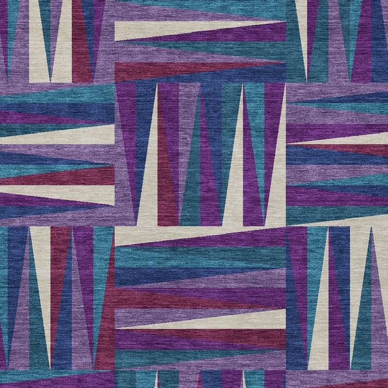 HomeRoots Geometric Transitional Rectangle Outdoor Rug