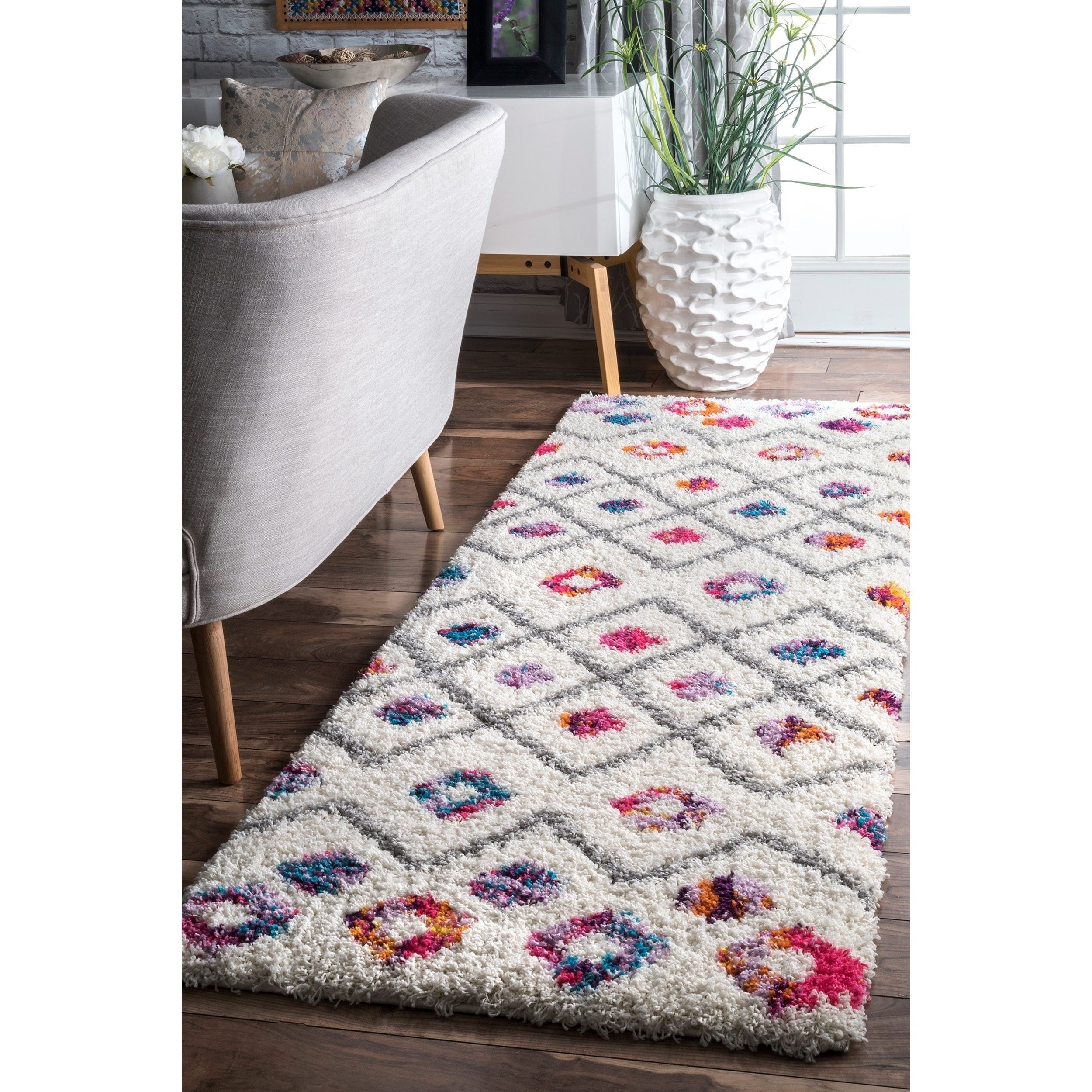 Landscape products × noma.t.d rug nuLOOM Nomad 5 x 8 (ft) Braided Jute Multicolor Oval Indoor Stripe