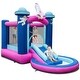 preview thumbnail 6 of 7, 3-in-1 Inflatable Space-themed Bounce House with 480W Blower - 81.5" x 155" x 106.5"(L x W x H)