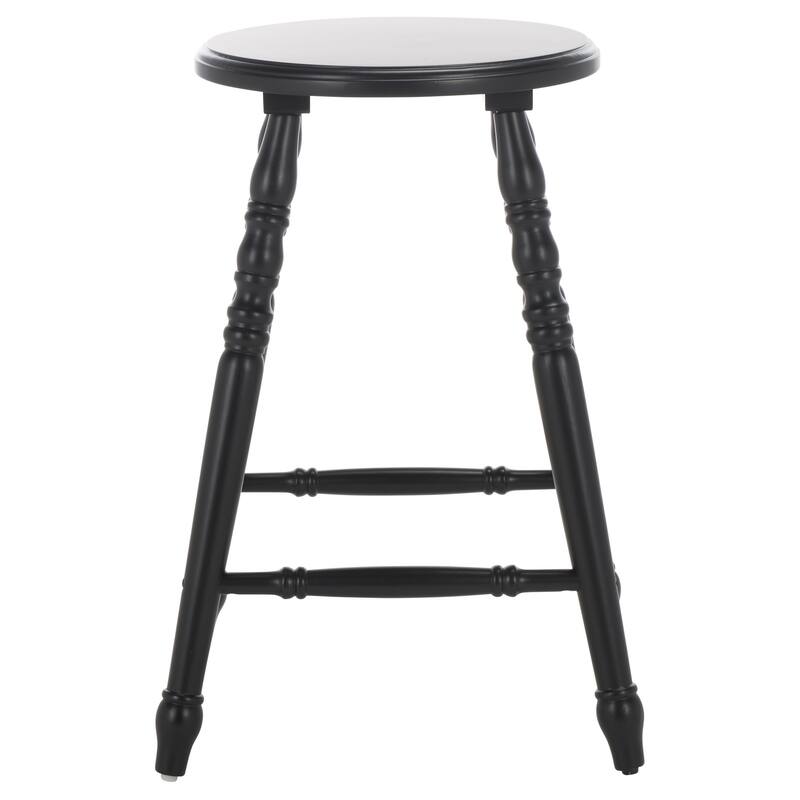 SAFAVIEH Home Sidiko 24-inch Counter Stool (Set of 2) - 16"W x 17"D x 24"H - White Washed