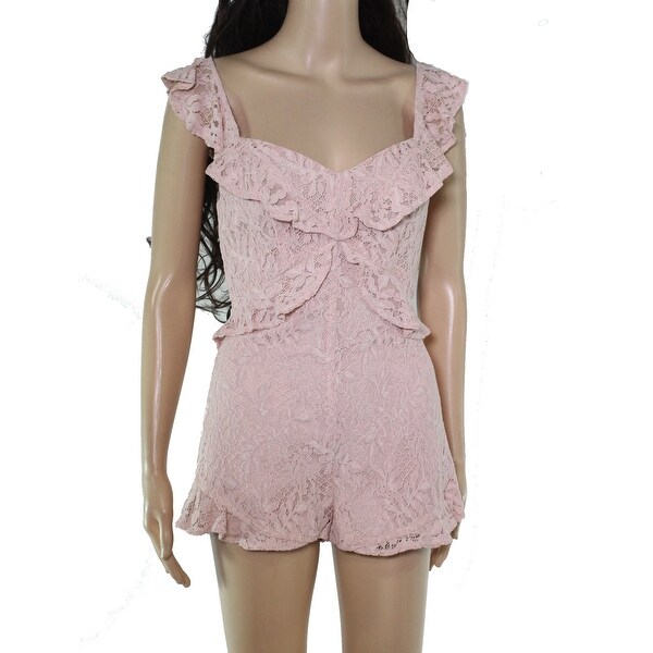 bcbg pink romper