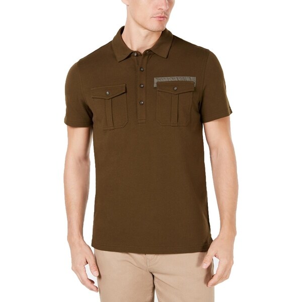 michael kors polo mens brown