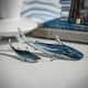 preview thumbnail 2 of 1, Decorative Glass Wildlife Blue Shark Imitation Figurine