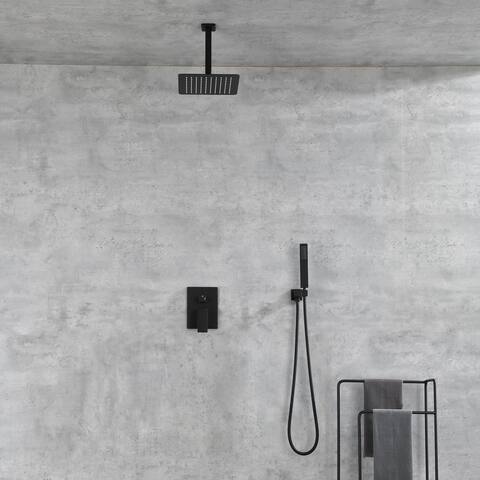 Mylo Ceiling Mount Shower System Combo Set