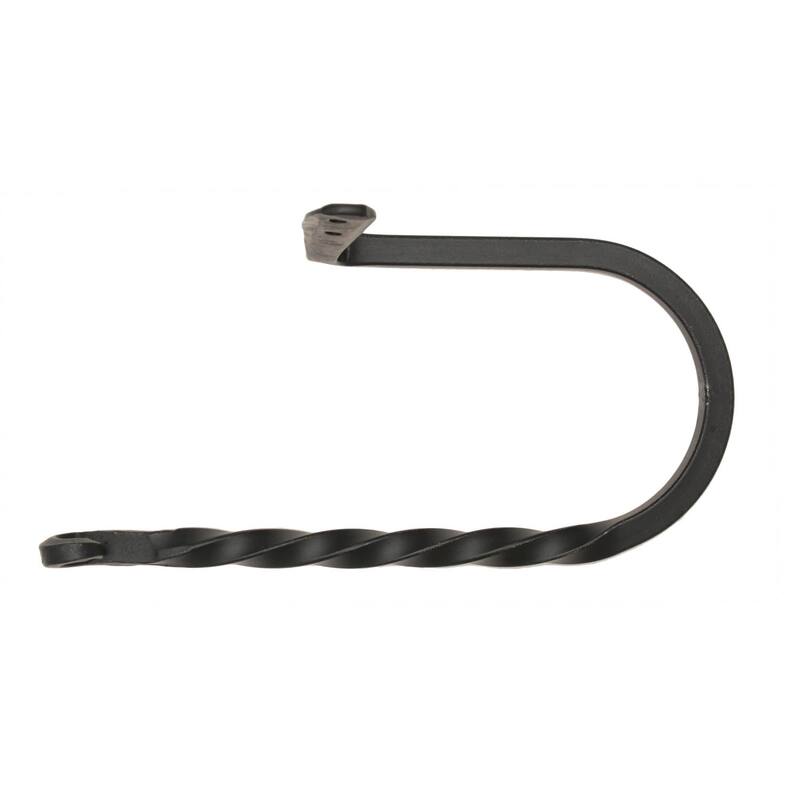 Hand Forged Wrought Iron Wall Mount Toilet Paper Holder/ Towel Bar Set - 3.25 X 17.25 X 2.75 inches
