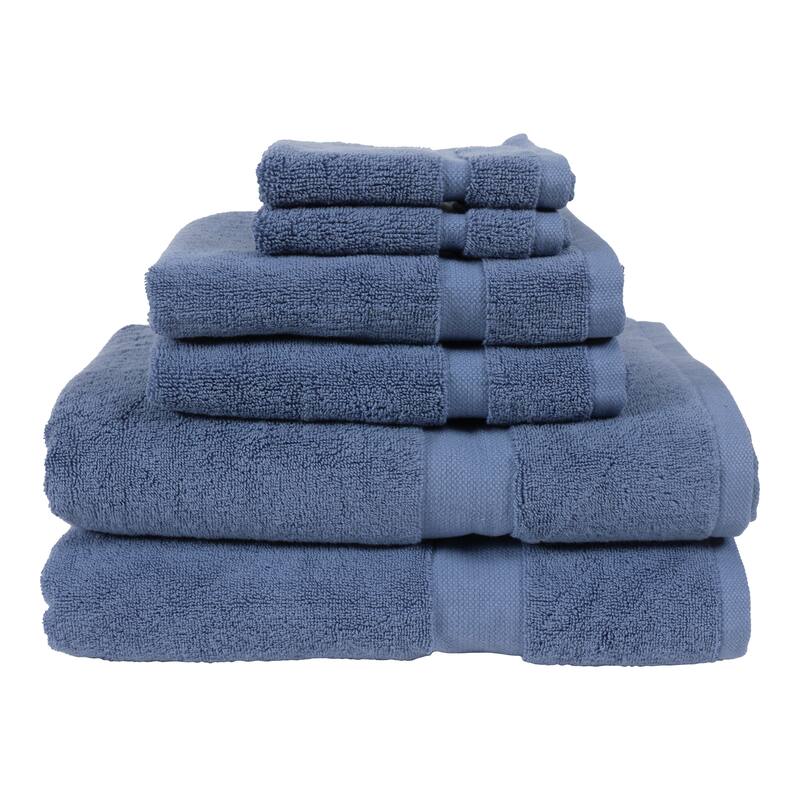 Canopy Lane 6-Piece Bath Towel Set - Dark Blue