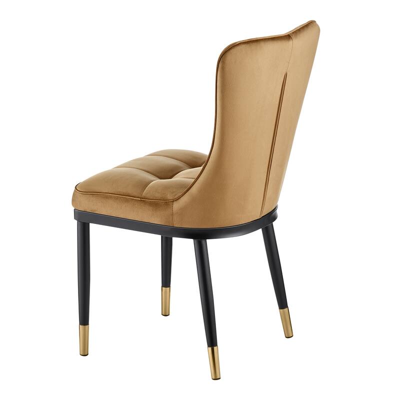 Modern Velvet Upholstered Dining Chairs, Set of 2/4 - 35.8"H x 18.9"W x 23.2"D