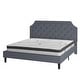 preview thumbnail 65 of 121, Tufted Platform Bed with 10 Inch Pocket Spring Mattress