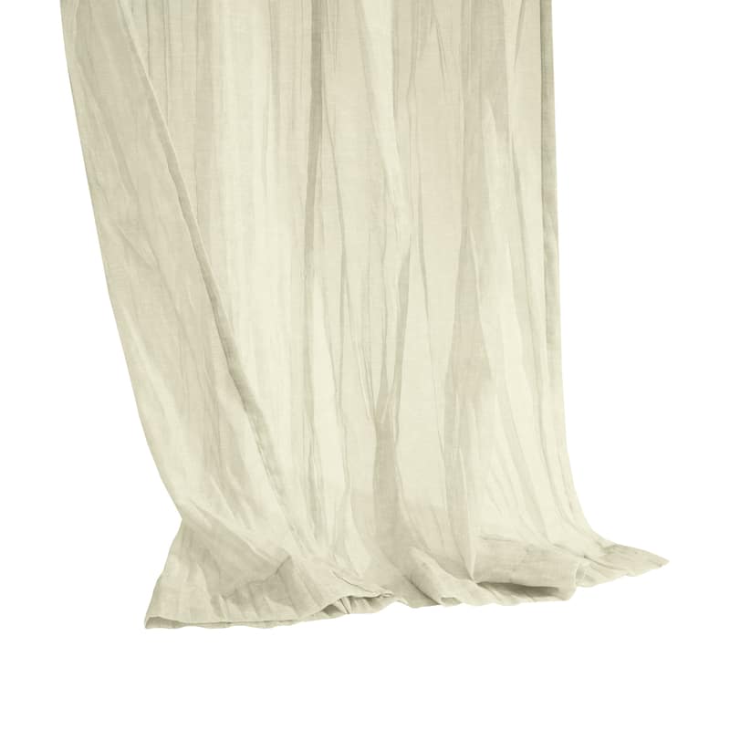 Paloma Sheer Dual Header Curtain Panel