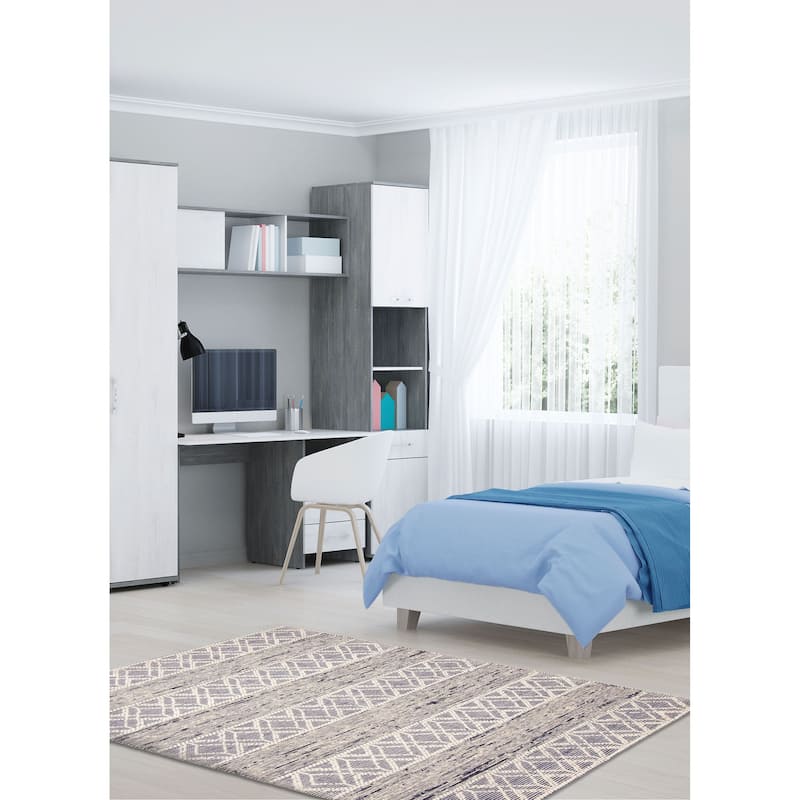 Sienna Blue Rug 5'3" x 8'2" - 5'3 x 8'2