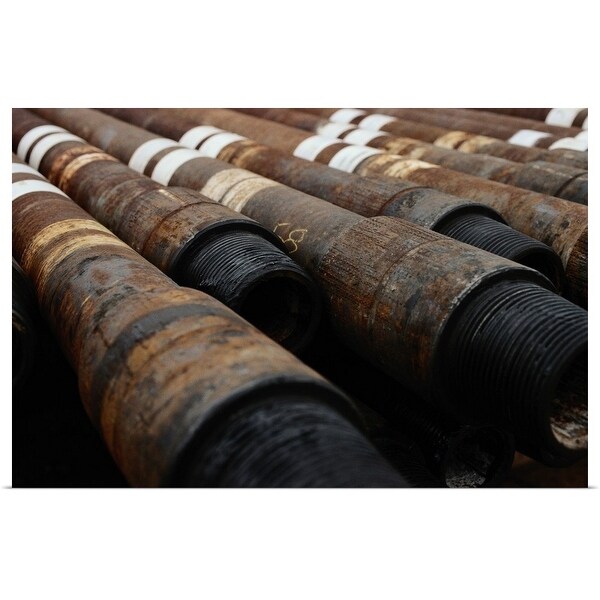 "Oil Rig Pipes" Poster Print