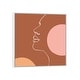 preview thumbnail 7 of 16, iCanvas "Femme No44 Square" by Blek Prints Framed Canvas Print White - 12x12