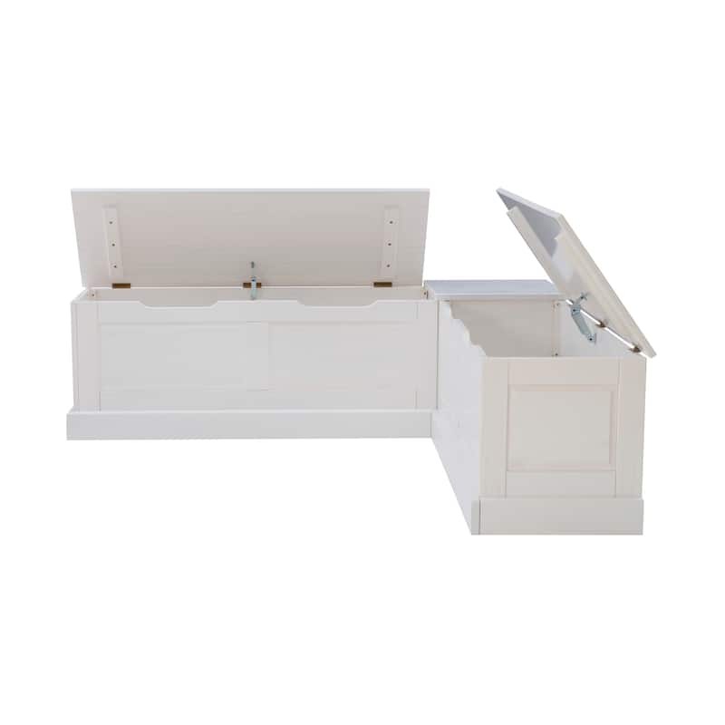 Josie L-shaped Backless Breakfast Nook Bench