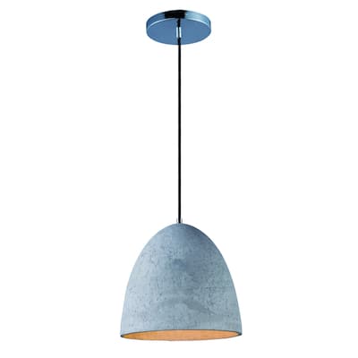 Crete 1-Light LED Pendant - Chrome