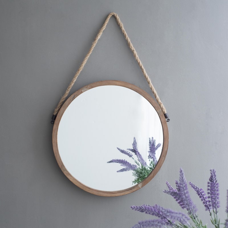Round Metal Wall Mirror