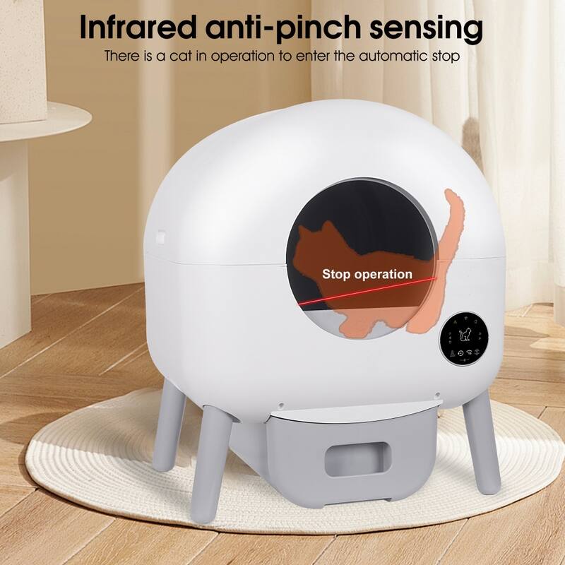 100L Self Cleaning Litter Box - 2.2lb-23lb Cat Can Use