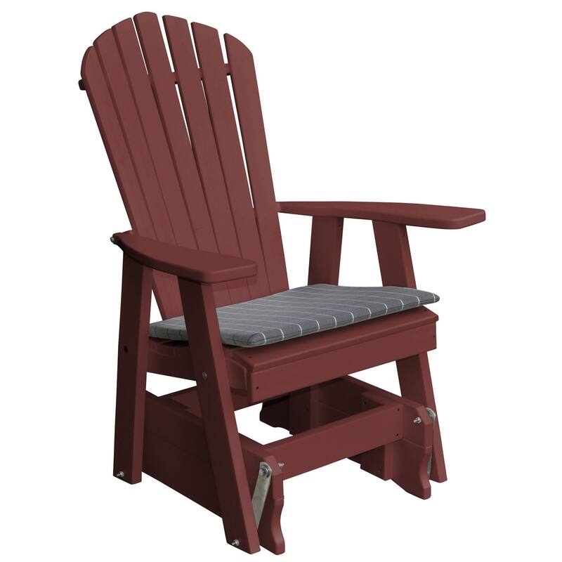 Poly Adirondack Gliding Chair - Cherrywood