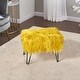 preview thumbnail 33 of 81, Mongolian Fauxfur Ottoman
