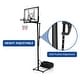 preview thumbnail 3 of 10, Moasis 8-10FT/4-10FT Adjustable Basketball Hoop with Base Wheel Stand