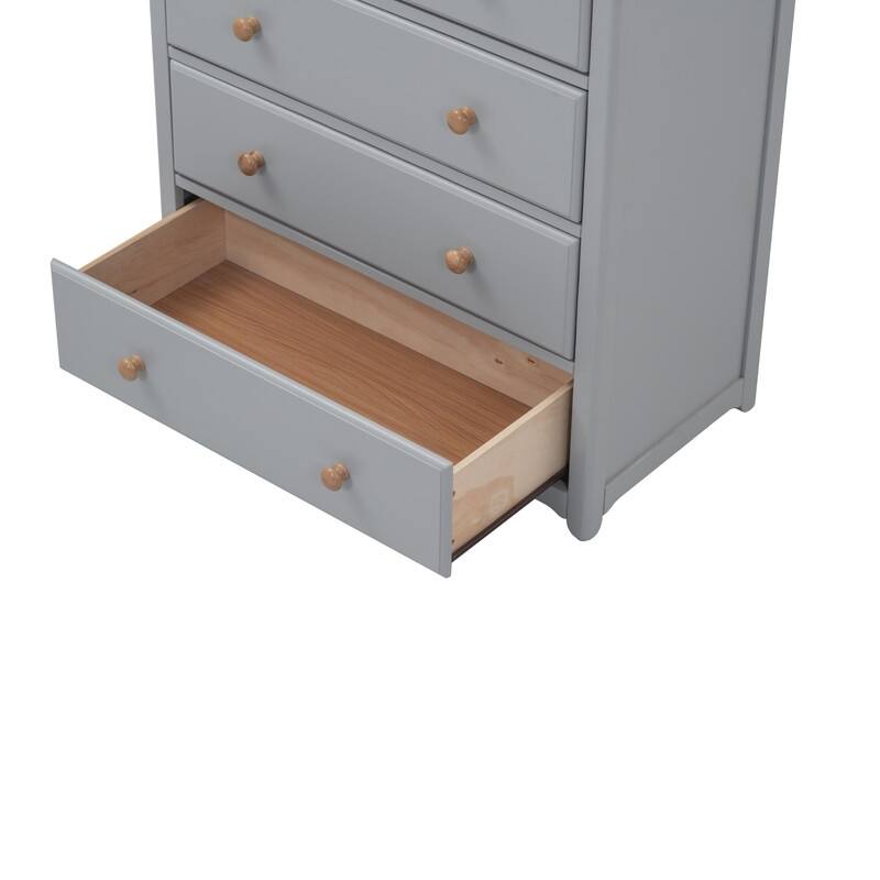 3-Pieces/1-Piece Bedroom Sets Full/Queen Size Platform Bed with Nightstand(USB Charging Ports) and 6-Drawer Storage Chest