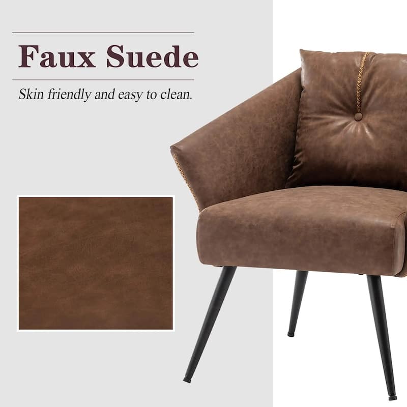 Accent Chairs Mid Century Modern Chair for Living Room Bedroom Chairs