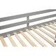 preview thumbnail 11 of 21, Twin Size Wood Low Loft Bed with Ladder, ladder can be placed on the left or right