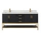 preview thumbnail 115 of 143, Altair Wildy Bathroom Vanity with White Composite Stone Top without Mirror