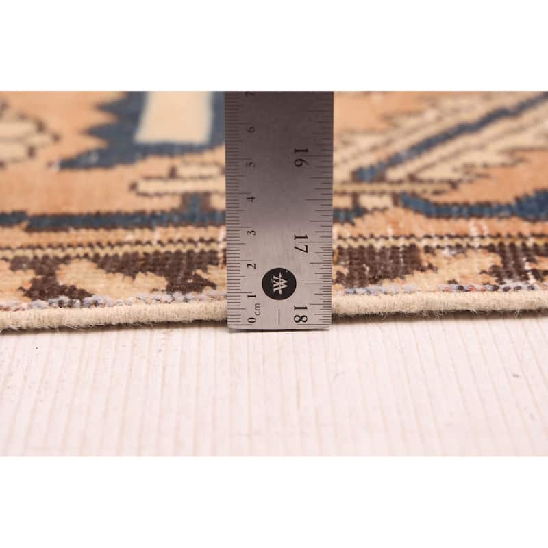 ECARPETGALLERY Hand-knotted Antalya Vintage Copper Wool Rug - 6'6 x 9'9