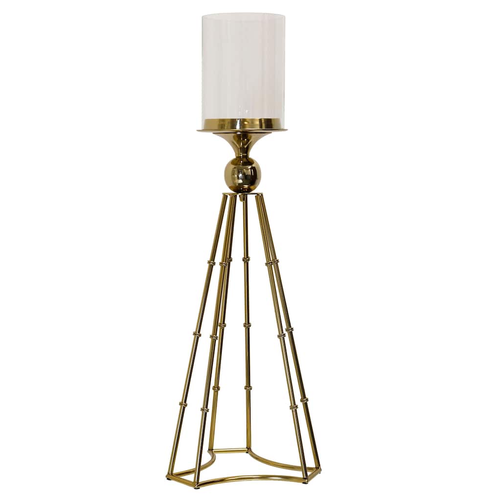 StyleCraft Gilded Spire Candle Holder - Gold