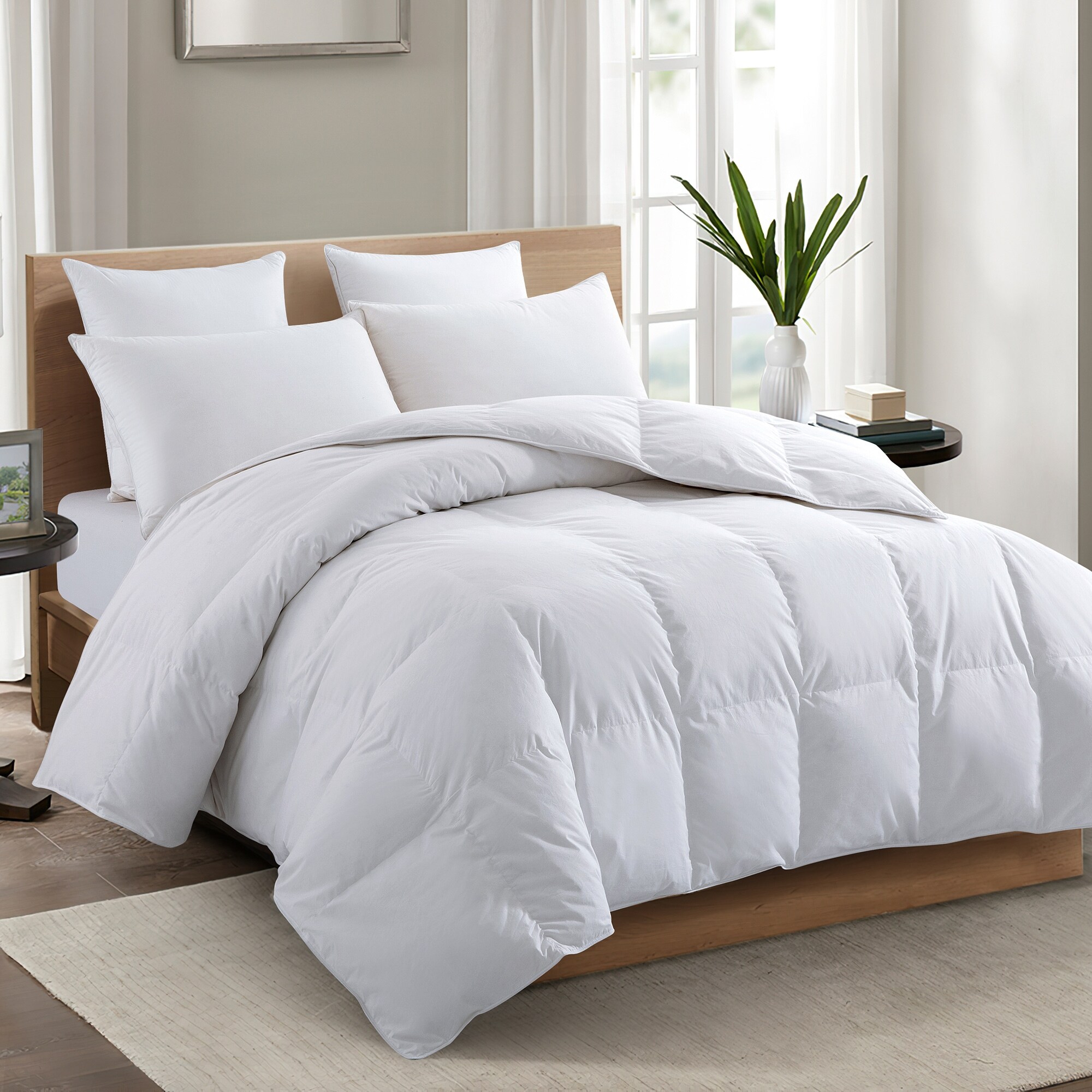 medium warmth down comforter