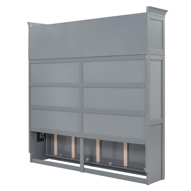 Queen Murphy Bed with Cabinets