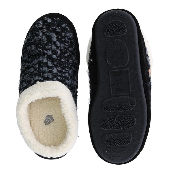 acorn mule slippers
